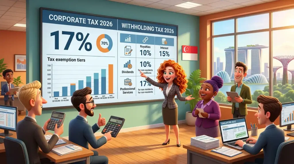 Singapore corporate Tax 17 %