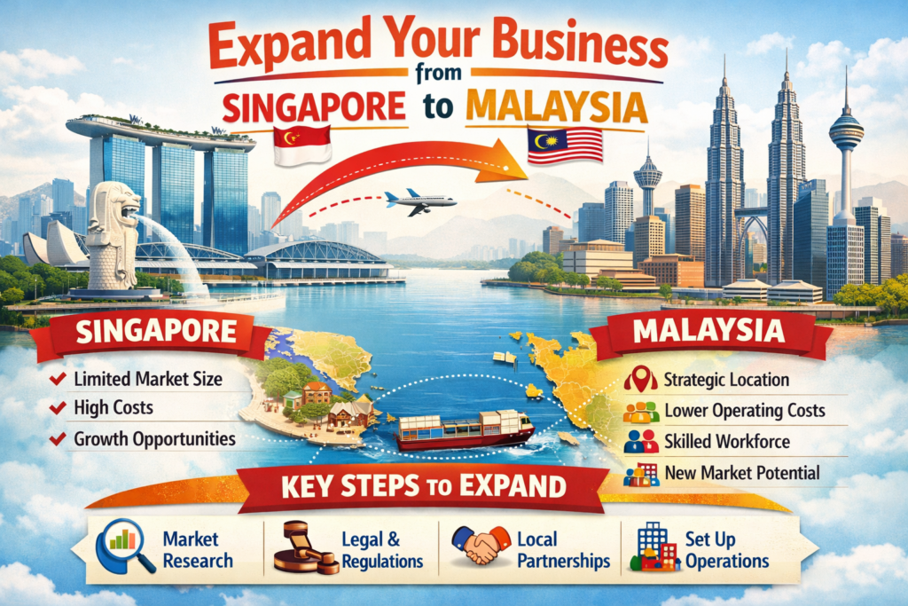 Expand your business from Singapore to Malaysia