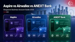Aspire vs Airwallex vs Anext Bank: Singapore Business Account Guide 2026