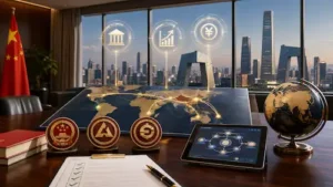 2026 China ODI overseas direct investment filing guide — MOFCOM, NDRC, SAFE compliance process illustration