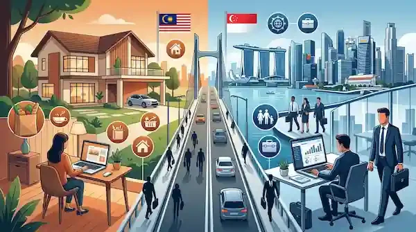 can you have a business in Singapore while living in Johor?